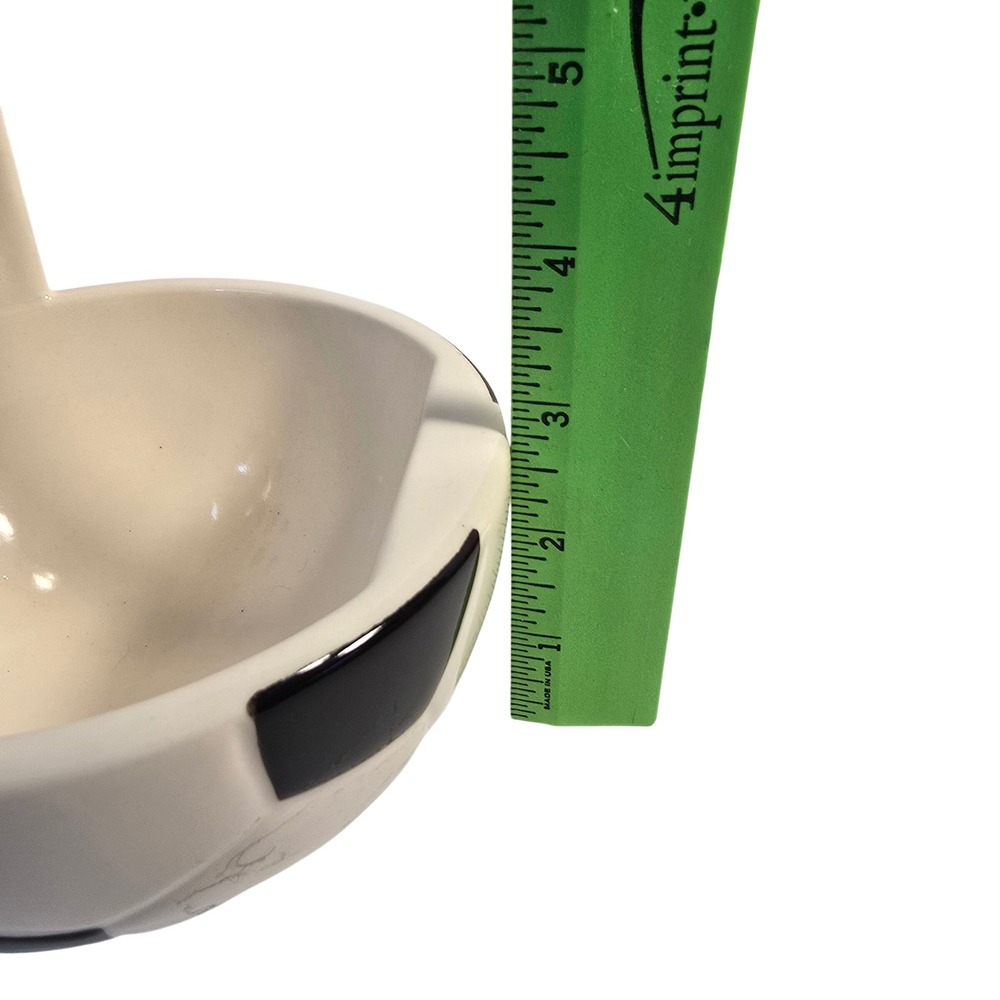 Maxis Creations The Mug With A Goal Soccer Ball Ceramic Novelty Mug White Black - Picture 7 of 8
